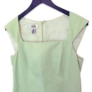 Talbots Light Green Sleeveless Dress